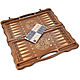 Order Backgammon carved 'King' big 60, Harutyunyan. H-Present more, than a gift!. Livemaster. . Backgammon and checkers Фото №3