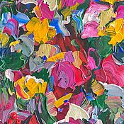 Картина для интерьера цветы ромашки  "Лето!"