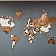 Заказать Карты мира. Wooden3Dmap. Ярмарка Мастеров. . Карты мира Фото №3