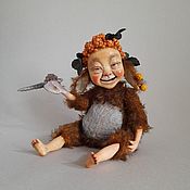 Куклы и игрушки handmade. Livemaster - original item interior doll: Cloudberry. Handmade.