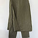 Designer pants with 100% linen skirt. Pants. LINEN & SILVER ( LEN i SEREBRO ). Интернет-магазин Ярмарка Мастеров.  Фото №2