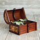 Box with 4 compartments, wooden tea bags chest, Utensils, Novosibirsk,  Фото №1