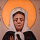 Icon 'the Holy blessed Matrona of Moscow'. Icons. ikon-art. My Livemaster. Фото №5