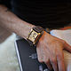 Stylish Quadro gold wrist watch. Watches. MART. My Livemaster. Фото №4