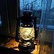 Order Kerosene lamp battery powered black for a photo shoot or home. Elena. Livemaster. . Table lamps Фото №3