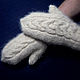 Double women's knitted mittens. Mittens. Warm Yarn. Online shopping on My Livemaster.  Фото №2
