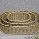 Conjunto de cestas de mimbre ovaladas de vid, Storage Box, Kirovo-Chepetsk,  Фото №1