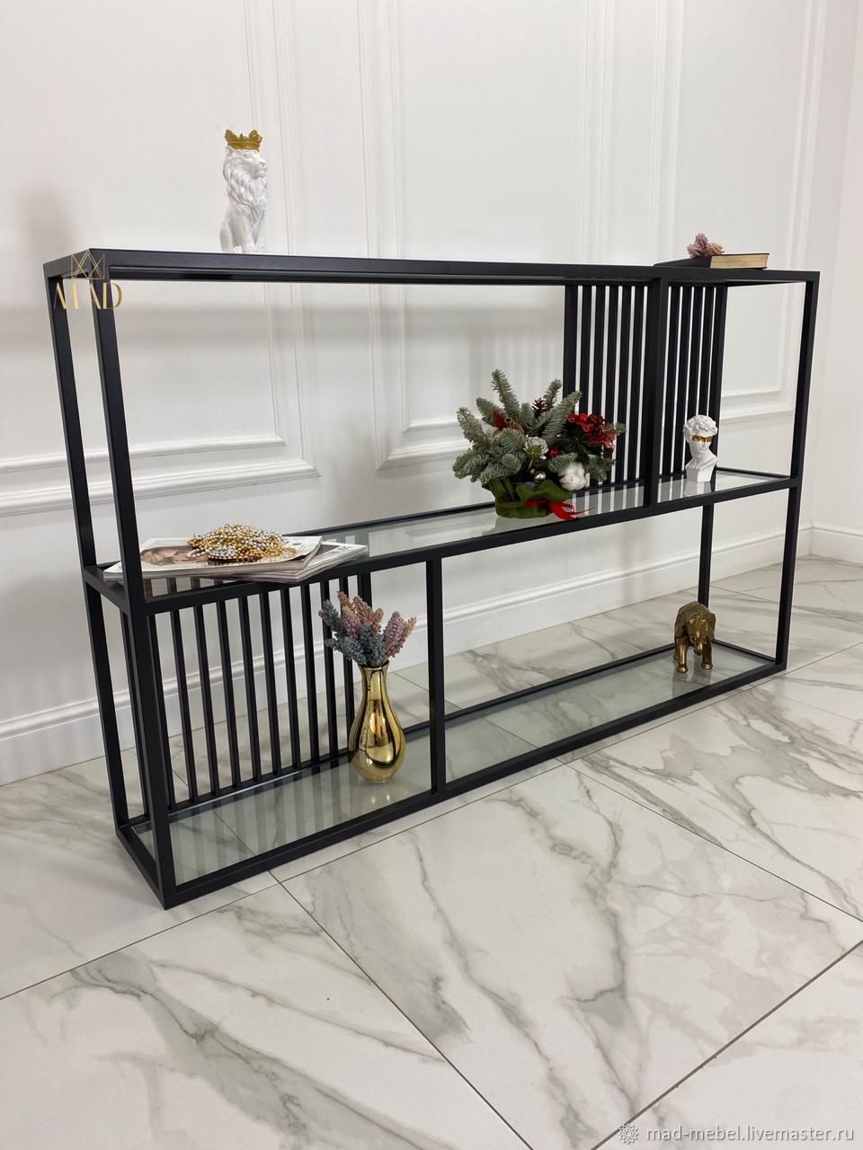 Мини стеллаж из коллекции “Black rack” в интернет-магазине на Ярмарке ...