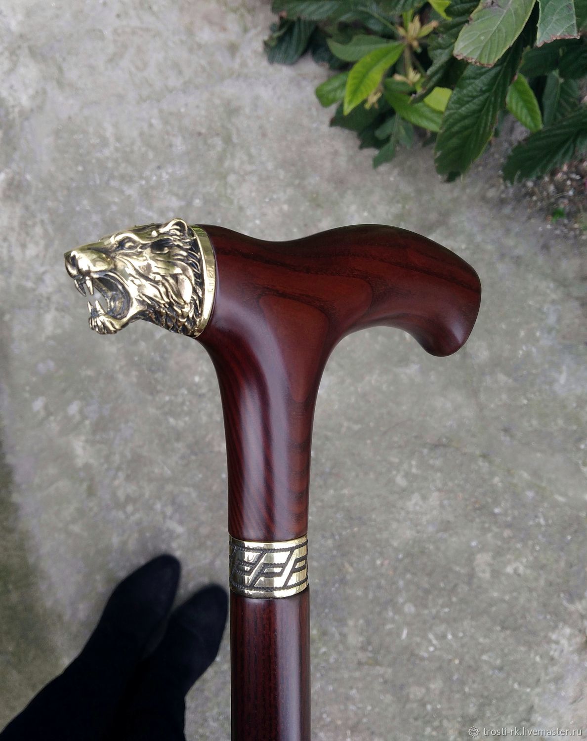 Трость "ТИГР 4 - ХОРС" Мокко (Ясень) Авторская в интернет-магазине ...