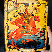 Картины и панно handmade. Livemaster - original item Archangel Michael of the Terrible forces voivode. Handmade.