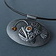 Pendant made of polymer clay Angler. Pendants. Wild Onion Art. Online shopping on My Livemaster.  Фото №2