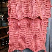 Аксессуары handmade. Livemaster - original item Scarves: Women`s knitted stole scarf with Irish ornament. Handmade.