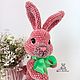 Toy Bunny Caramel knitted plush toy Hare toy rabbit. Stuffed Toys. vyazunchiki-lz (vyazunchiki-lz). My Livemaster. Фото №4