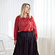 Юбка бохо баллон черная MUHA-356a. Юбки. MUHA (vintagechic). Ярмарка Мастеров.  Фото №6