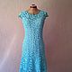 Order Dress 'Mint turquoise'. ARTLARINA (ARTLARINA). Livemaster. . Dresses Фото №3