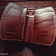  medium wallet, axe. Chestnut buttero wallet, Purse, Moscow,  Фото №1