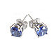 Order Stud Earrings Cubic Zirconia, Purple stud earrings silver. Irina Moro. Livemaster. . Stud earrings Фото №3