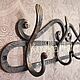 Forged hanger 'Olivia'. Clothes Hangers and Hooks. KovkaHome (Jilia). Online shopping on My Livemaster.  Фото №2
