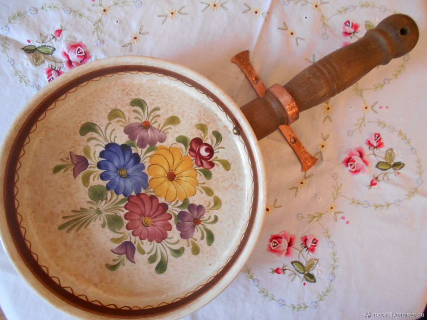 Винтаж: Декоративная настенная сковорода из керамики, Австрия купить в ...