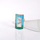 RING 'Blue, Green, White' Size 18. Turquoise and malachite. Rings. ARIEL - MOSAIC. Online shopping on My Livemaster.  Фото №2