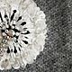 Embroidery. Brooch dandelion, Brooches, Moscow,  Фото №1