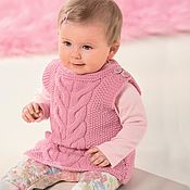 Pullover knitted female Leaves