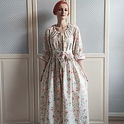 Одежда handmade. Livemaster - original item Long Summer Dress Romance. Handmade.
