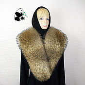 Аксессуары handmade. Livemaster - original item Chic fur removable raccoon fur collar. VN-5. Handmade.