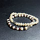 Bracelet of pearls and garnet. Bead bracelet. oko-siriusa. Online shopping on My Livemaster.  Фото №2