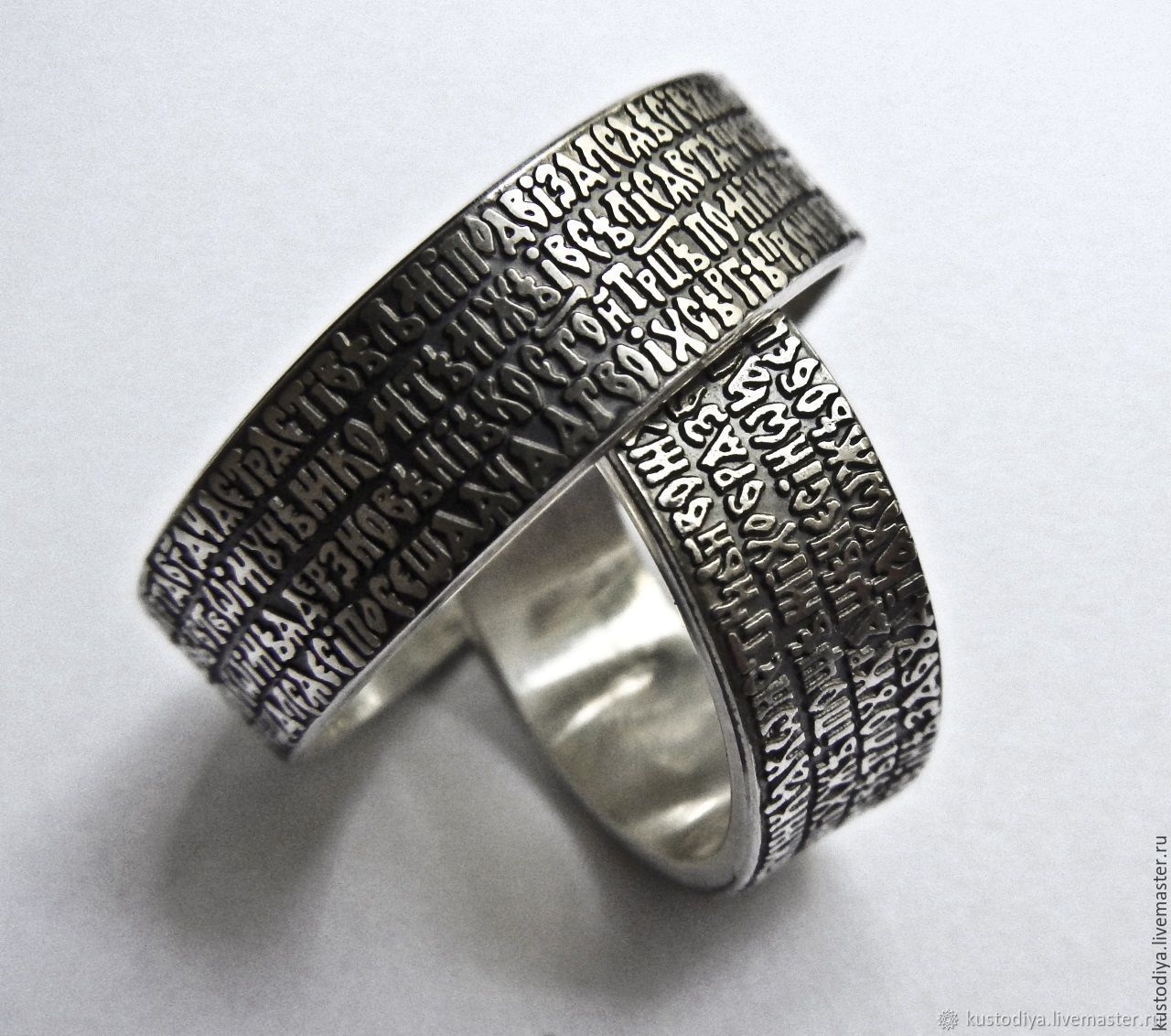 Мужские кольца из серебра ручной работы