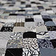 Patchwork bedspread 230 x 230 cm Black and white classic. Bedspreads. Quilter Elena Mazurova. My Livemaster. Фото №5