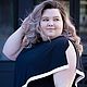 Платье с кейпом. Платья. Модный плюс-сайз (plussize-shop). Интернет-магазин Ярмарка Мастеров.  Фото №2
