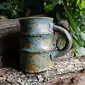 Посуда handmade. Livemaster - original item Mug. green wave.. Handmade.