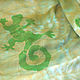 Silk scarf stole Hostess batik. Scarves. Pictures and silk. My Livemaster. Фото №4
