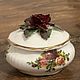 Винтаж: Старинная шкатулка Royal Albert Old Country Roses, Англия. Шкатулки винтажные. Brocante chez Alla. Ярмарка Мастеров.  Фото №5