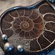 Pendant with Ammonite and smoky quartz crystal (p-130). Pendants. #Ofel_way. My Livemaster. Фото №4