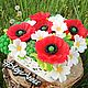 gift soap: Bouquet of poppy flowers. Soap. mil-anna-ru. Online shopping on My Livemaster.  Фото №2