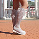 Summer boots ' Inga'. High Boots. KnittedBoots. Online shopping on My Livemaster.  Фото №2