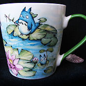 Посуда handmade. Livemaster - original item Copy of Copy of Copy of Copy of Mug Totoro. Handmade.