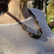 Украшения handmade. Livemaster - original item Decoration on the neck. Stylish necklace made of natural stones. Boho. Handmade.