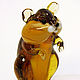 Decorativa figura de vidrio de color de Hámster Mykola y Mykola Hámster. Figurines. In Glass. Ярмарка Мастеров.  Фото №4