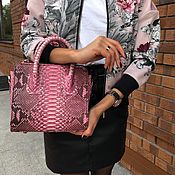 Сумки и аксессуары handmade. Livemaster - original item Twinkle Python leather handbag. Handmade.