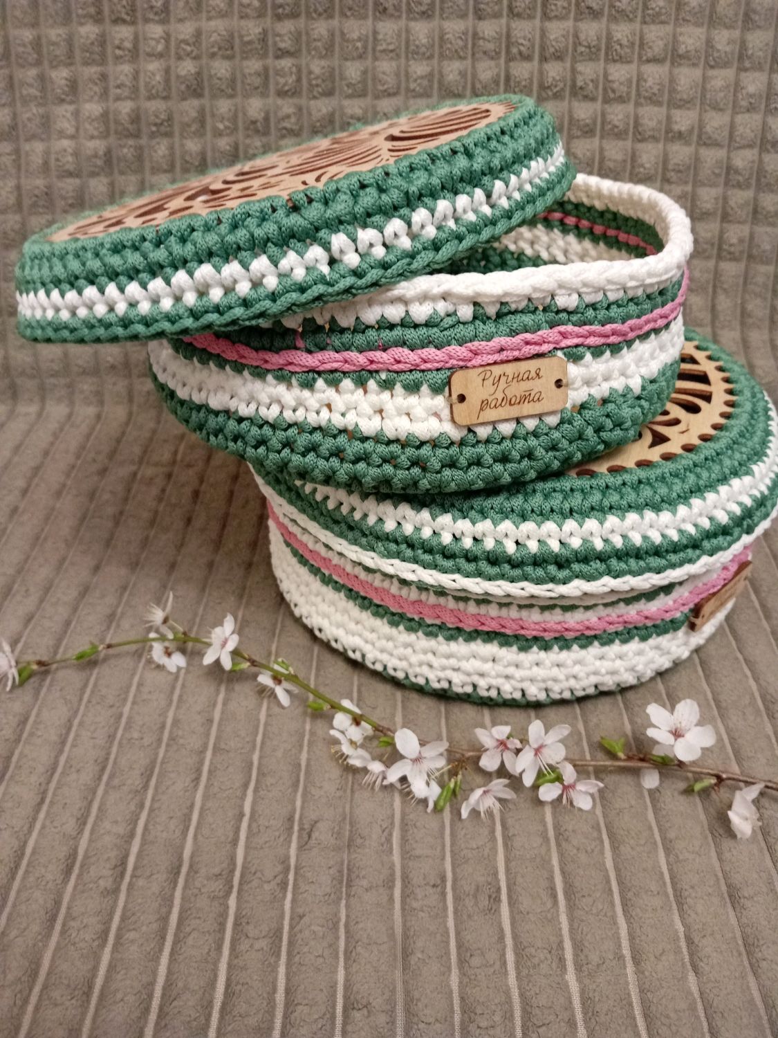 корзины, контейнеры в интернет-магазине Ярмарка Мастеров по цене 1800 ...