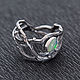 Order Ring thin twigs with opal. Ringlin's shop. Livemaster. . Rings Фото №3