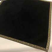 Фен-шуй и эзотерика handmade. Livemaster - original item Tarot tablecloth 50h50 cm. black velour. Handmade.