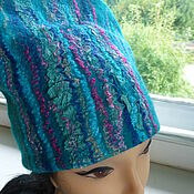 Аксессуары handmade. Livemaster - original item Felted hat of the color 