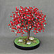 Red coral tree with Swarovski crystals, Trees, Maikop,  Фото №1