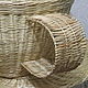 Order A large cup for a newborn photo shoot. Elena Shitova - basket weaving. Livemaster. . Kits for photo shoots Фото №3