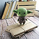 Soft knitted toy Baby Yoda, Stuffed Toys, Rybinsk,  Фото №1