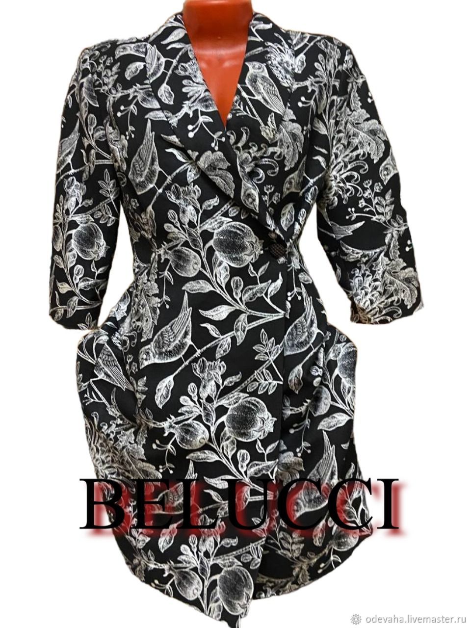 Винтаж: Платье жакет гобеленовое итальянское купить в интернет-магазине ...